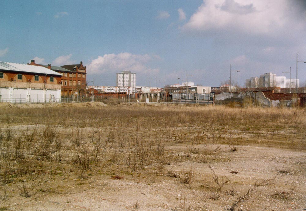 Eine innerstädtische Brachfläche