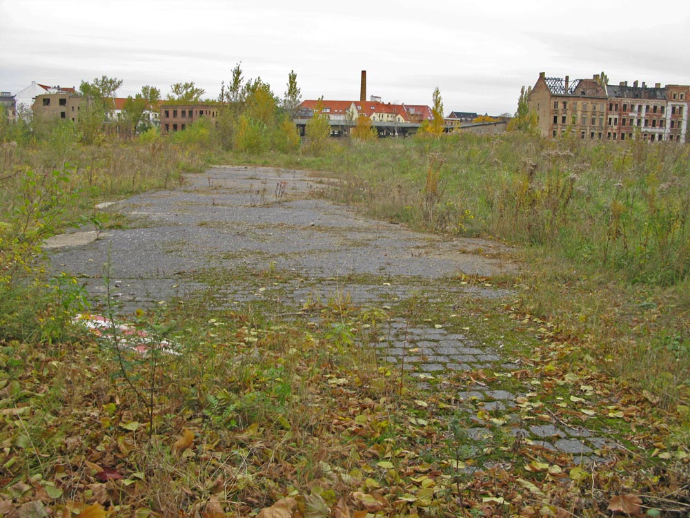 Eine innerstädtische Brachfläche Eine innerstädtische Brachfläche