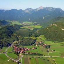 Luftansicht von Schleching