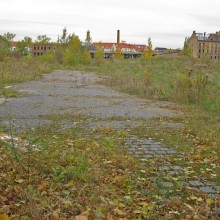 Eine innerstädtische Brachfläche Eine innerstädtische Brachfläche