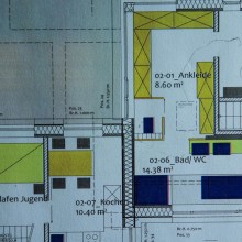 Eine Architekturzeichnung