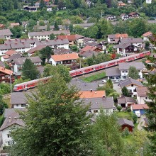 Luftaufnahme einer Ortschaft