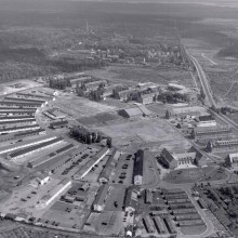 Luftbild Pionier-Kaserne Hanau-Wolfgang, 1950